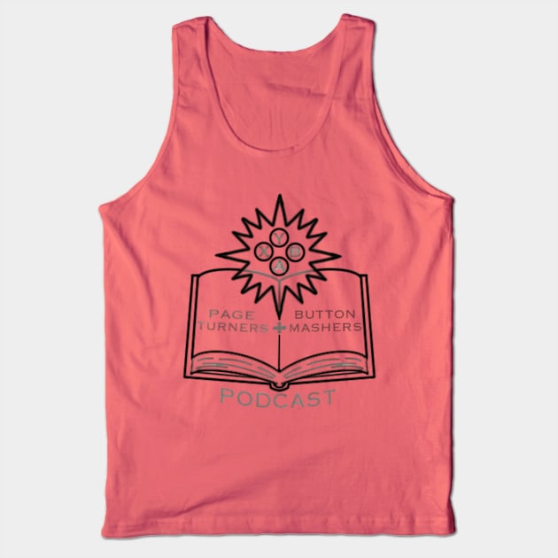 Page Turners and Button Mashers Logo Tank Top by Page Turners and Button Mashers